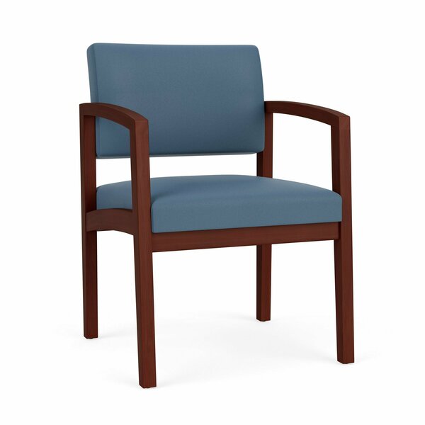 Lesro Lenox Wood Guest Chair Wood Frame, Mahogany, MD Titan Upholstery LW1101